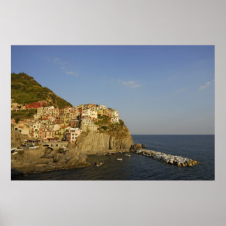 Picturesque Manarola, Cinque Terre, Italië Poster