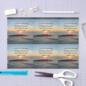 PICTURESQUE MATTHEW 11-INCH 28 SCRIPTURE VERSE TISSUEPAPIER (Craft)