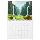 Picturesque rural landscape kalender (Mar 2026)