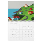 Picturesque rural landscape kalender (Jan 2026)