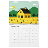 Picturesque rural landscape kalender (Jan 2026)