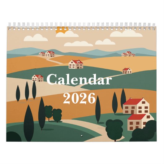 Picturesque rural landscape kalender (Hoes)