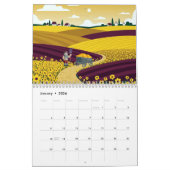 Picturesque rural landscape kalender (Jan 2026)