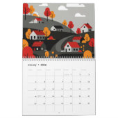 Picturesque rural landscape kalender (Jan 2026)