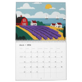Picturesque rural landscape kalender (Mar 2026)