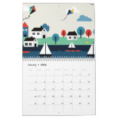 Picturesque rural landscape kalender (Jan 2026)