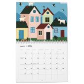Picturesque rural landscape kalender (Mar 2026)