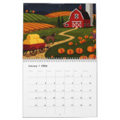 Picturesque rural landscape kalender (Jan 2026)