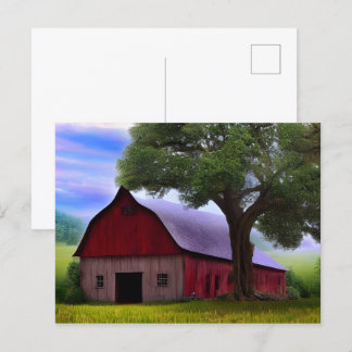 Picturesque Rustic Autumn Maple Leaves Briefkaart