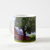 Picturesque Rustic Autumn Maple Leaves Koffiemok (Voorkant links)