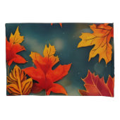 Picturesque Rustic Autumn Maple Leaves Kussensloop (Voorkant)