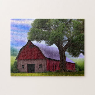 Picturesque Rustic Autumn Maple Leaves Legpuzzel