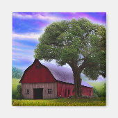 Picturesque Rustic Autumn Maple Leaves Magneet (Voorkant)