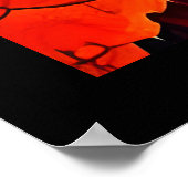 Picturesque Rustic Autumn Maple Leaves Poster (Hoek)