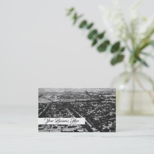 Picturesque Street Uitzicht  Town Travel Visitekaartje (Staand voorkant)