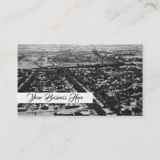 Picturesque Street Uitzicht  Town Travel Visitekaartje (Voorkant)