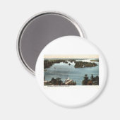 Picturesque Thousand Islands NY 1907  Magneet (Voorkant / Achterkant)