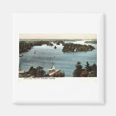 Picturesque Thousand Islands NY 1907  Magneet (Voorkant)