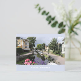 Picturesque Trosa, Zweden Briefkaart