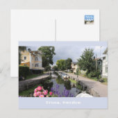 Picturesque Trosa, Zweden Briefkaart (Voorkant / Achterkant)