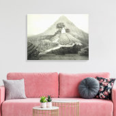 Picturesque uitzicht bij de tempel van het Kruis,  Canvas Afdruk (Insitu (Woonkamer))