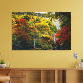 Picturesque Uitzicht van Herfst Hagoromo Herfsten  Canvas Afdruk (Insitu (Woonkamer))