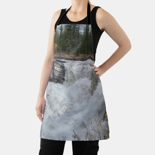 Picturesque Waterfall, Canadese Athabasca-Herfsten Schort (Insitu)