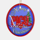 PICU CHRISTMAS ORNAMENT PEDIATRIC INTENSIEVE ZORG (Links)