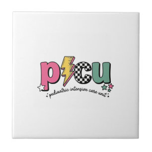 PICU Kinder Intensive Care Verpleegster Shirt_1 Tegeltje