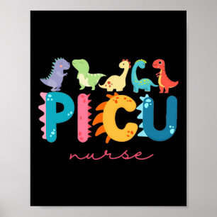 Picu kinderverpleegster dinosauriërs Picu Squad ve Poster
