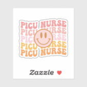 PICU verpleegkundige, kinderverzorgingseenheid Ver Sticker (Vel)