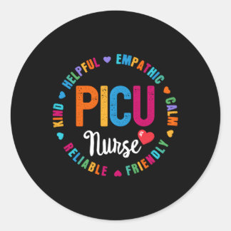 PICU Verpleegkundige Verpleegkunde Intensive Care  Ronde Sticker