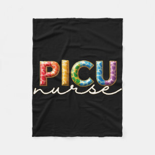Picu-verpleegster pediatrische verpleging giraffep fleece deken