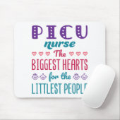 PICU verzorgt het grootste hart voor kleine mensen Muismat (Met muis)