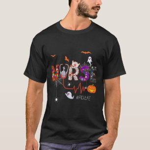 PICU Zenuwkinderen ICU Zenuwend Scary Halloween C T-shirt