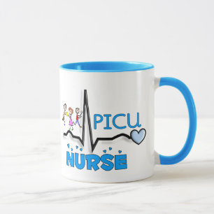 PICU-zuster Gifts-QRS Segment en Kinder ontwerp Mok