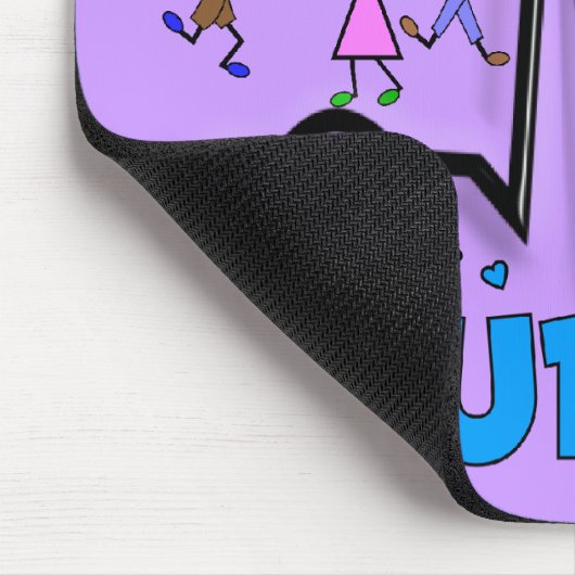 PICU-zuster Gifts-QRS Segment en Kinder ontwerp Muismat (Hoek)