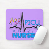 PICU-zuster Gifts-QRS Segment en Kinder ontwerp Muismat (Met muis)