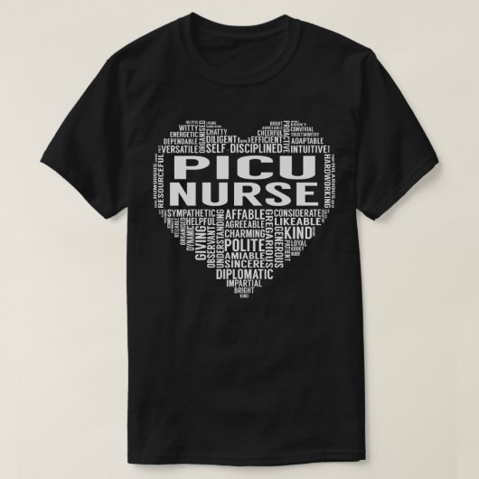 Picu Zuster Hart T-shirt (Design voorkant)