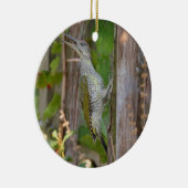 Picus Viridis - Grünspecht Keramisch Ornament (Rechts)