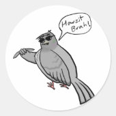 Pidgin duif Sticker (Voorkant)
