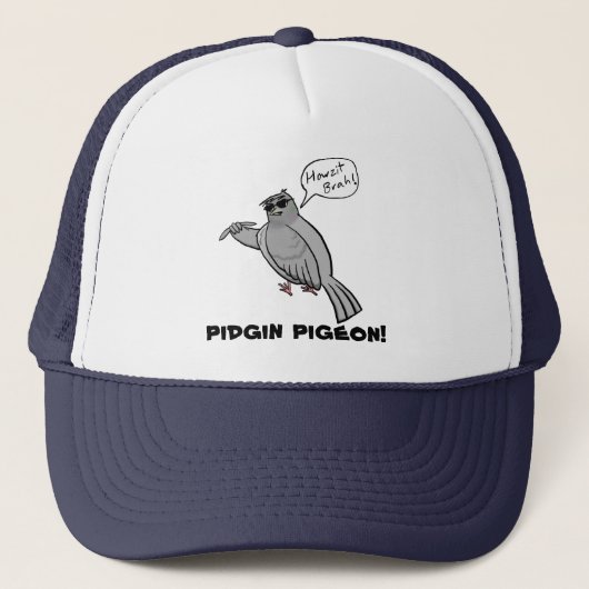 Pidgin Pigeon trucker hat Trucker Pet (Voorkant)