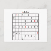 pidoku briefkaart (Voorkant)