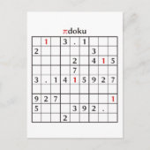 pidoku briefkaart (Voorkant)