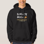 Pie 3 14 Coincidence Math Pun Hoodie (Voorkant)
