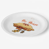 Pie alsjeblieft | Apple Pie | Thanksgiving Vakanti Papieren Bordje (Gekanteld)