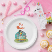 Pie alsjeblieft | Funny Turkey | Thanksgiving Vaka Papieren Bordje (Feest)