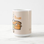 Pie Alsjeblieft Thanksgiving Geëiste Mok Tan Achte (Center)