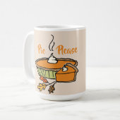 Pie Alsjeblieft Thanksgiving Geëiste Mok Tan Achte (Voorkant links)