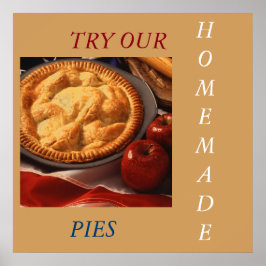 PIE ART POSTER MENU TOEPASSEN